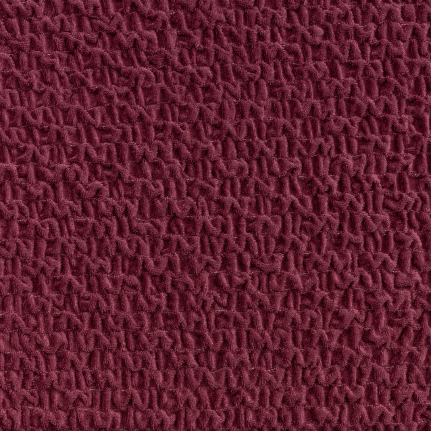 Burgundy Reclining Armchair Slipcover, Velvet Collection