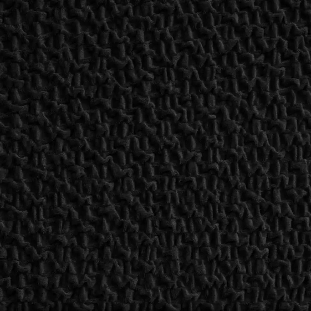 Black Loveseat 2 Seater Slipcover, Velvet Collection