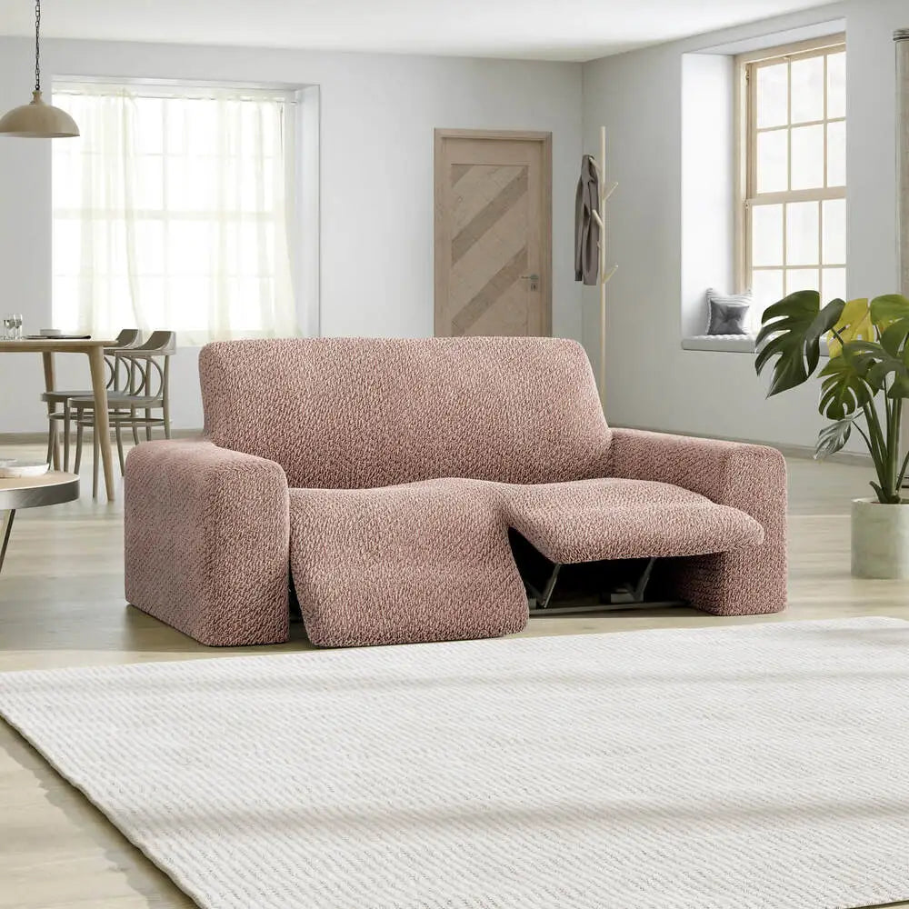 Bronze 2 Seater Recliner Slipcover, Velvet Collection