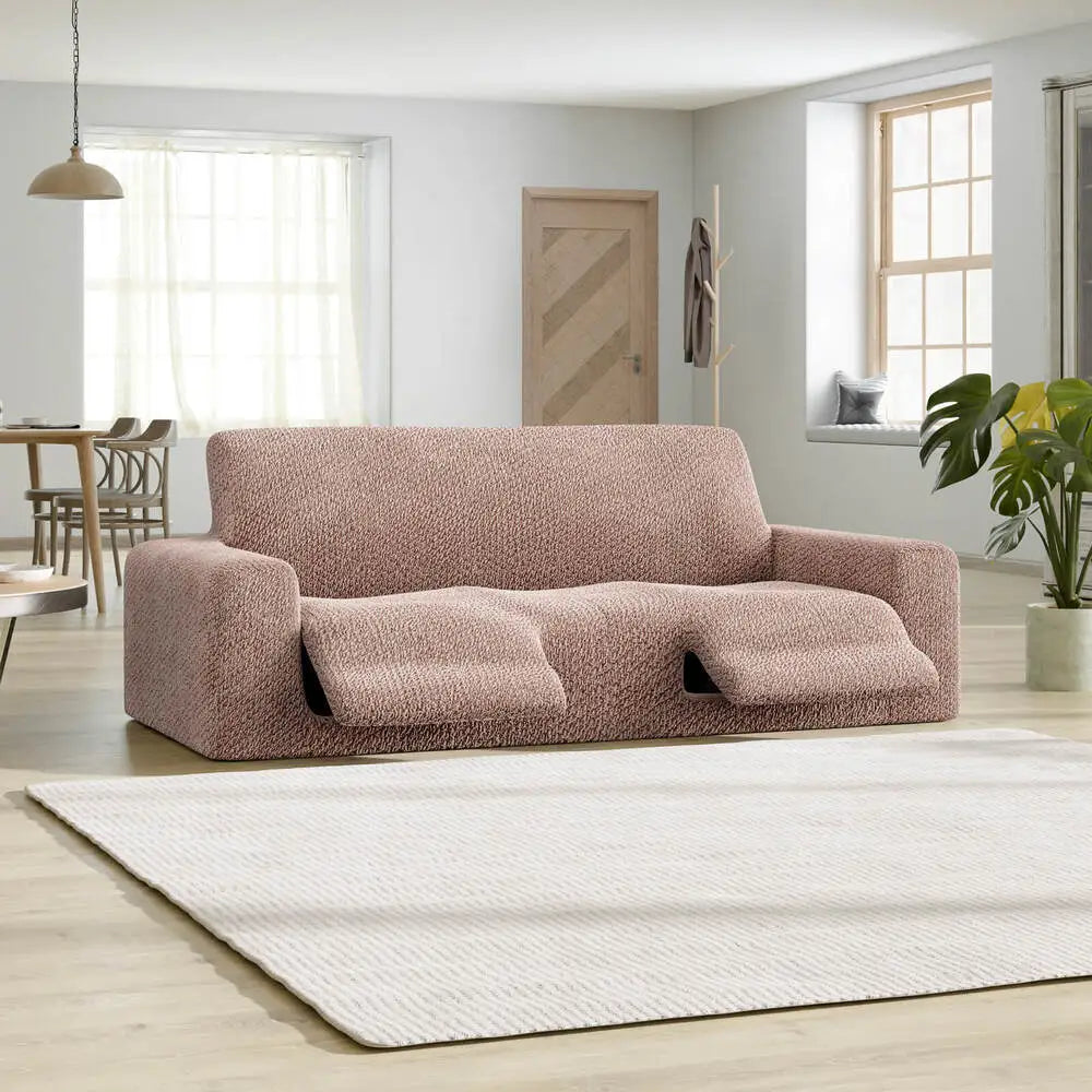 Bronze 3 Seater Recliner Slipcover, Velvet Collection
