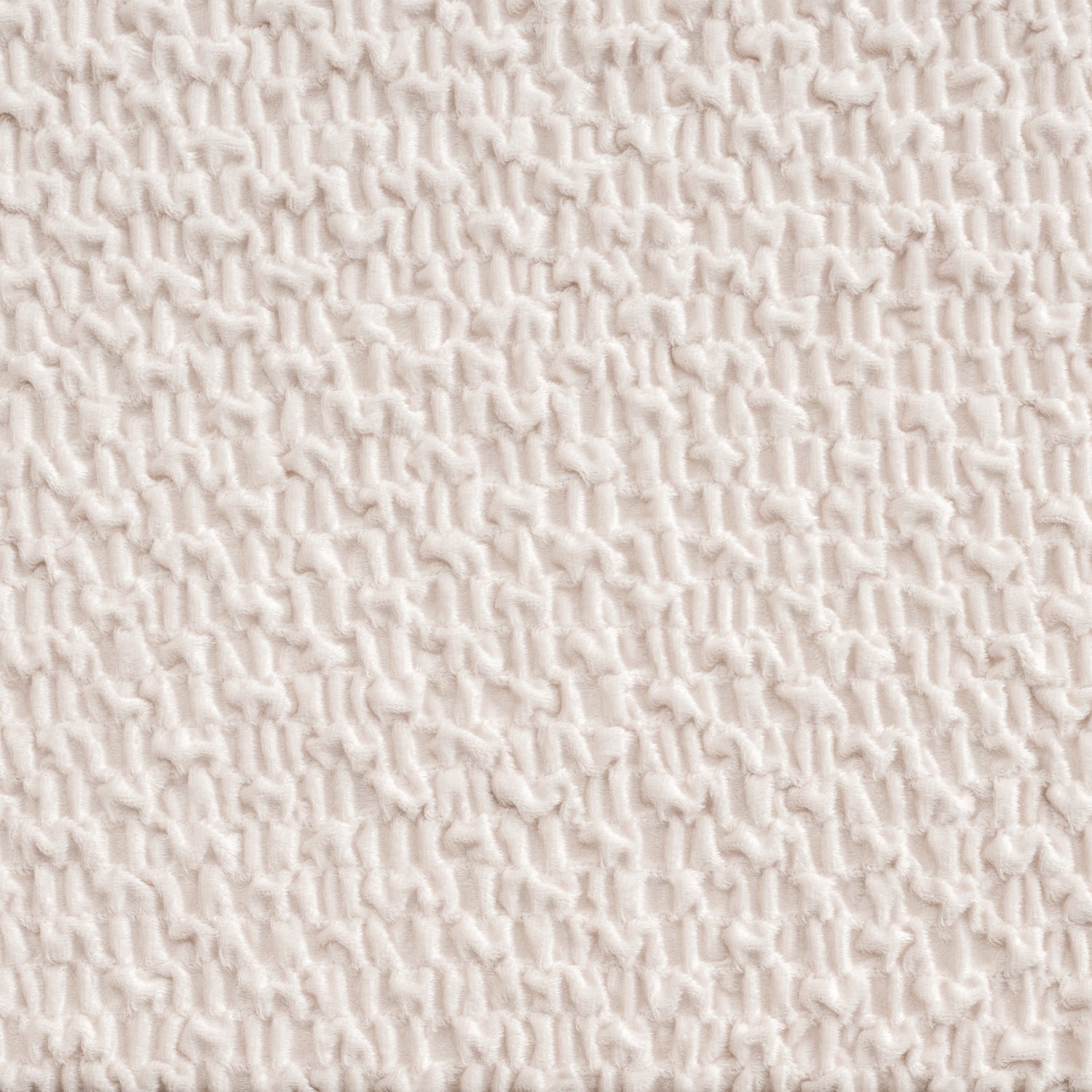Ivory Loveseat 2 Seater Slipcover, Velvet Collection