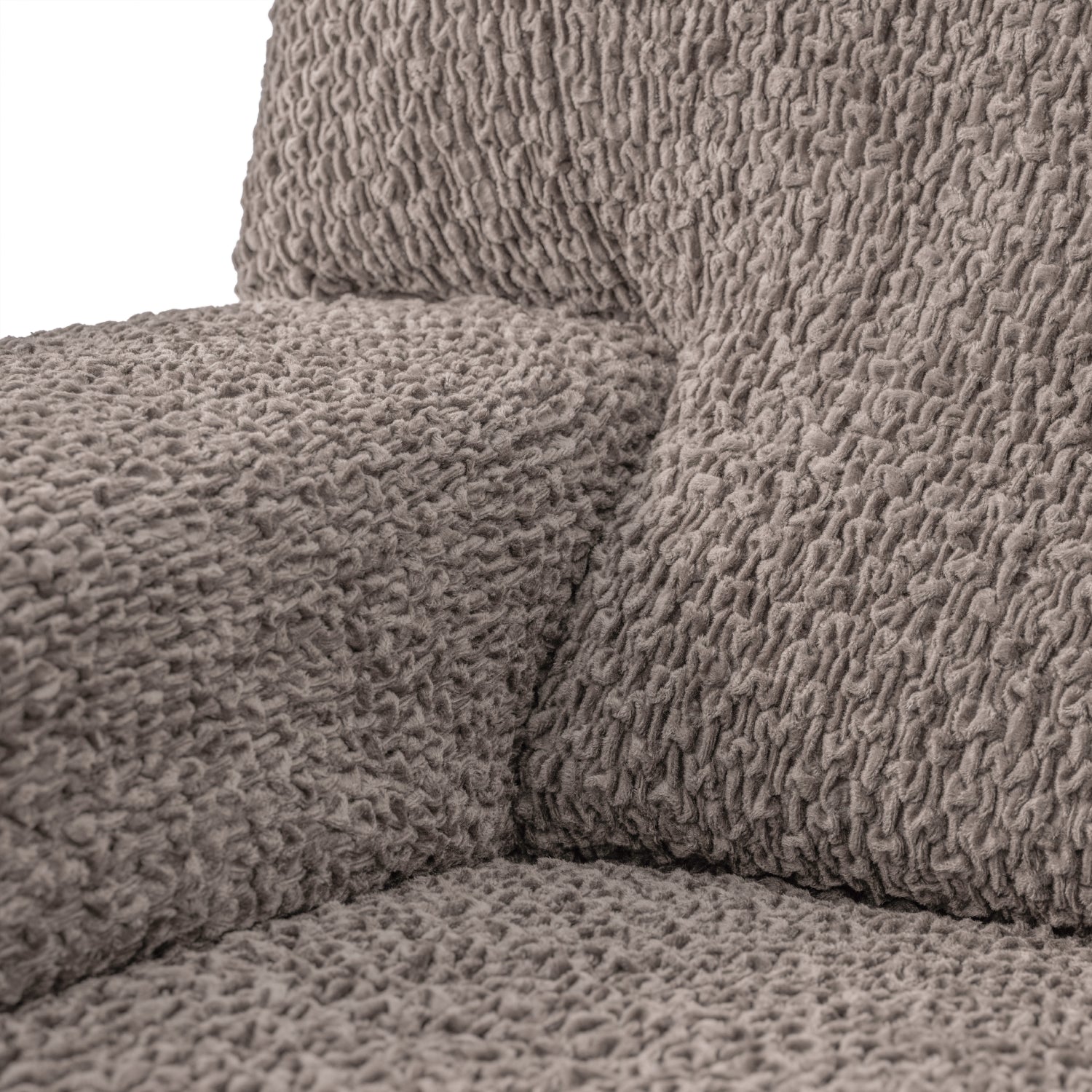 Brown Armchair Slipcover, Velvet Collection