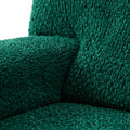 Emerald Green 2 Seater Recliner Slipcover, Velvet Collection