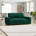 Emerald Green Loveseat 2 Seater Slipcover, Velvet  Collection