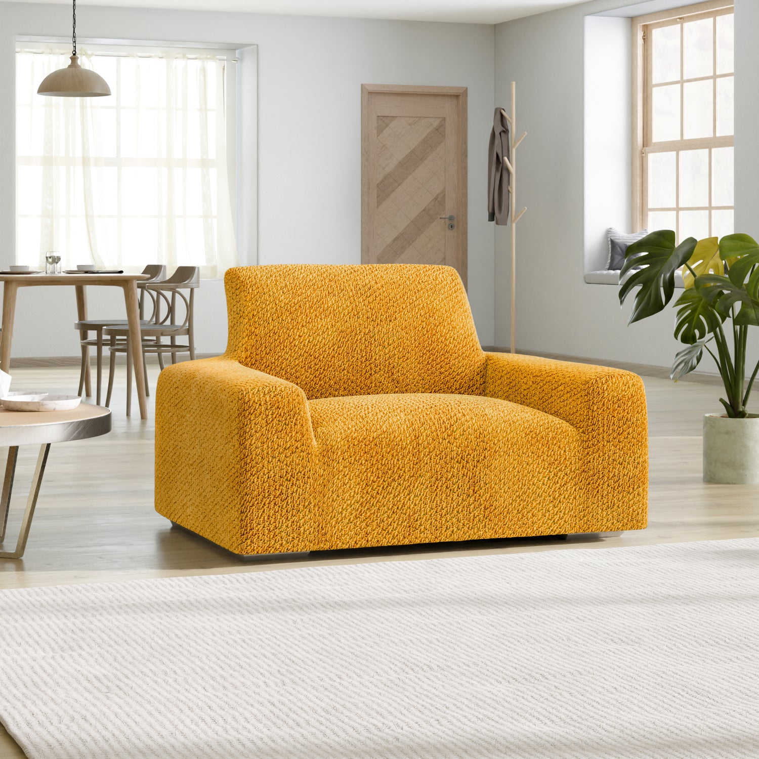 Mango Armchair Slipcover, Velvet Collection