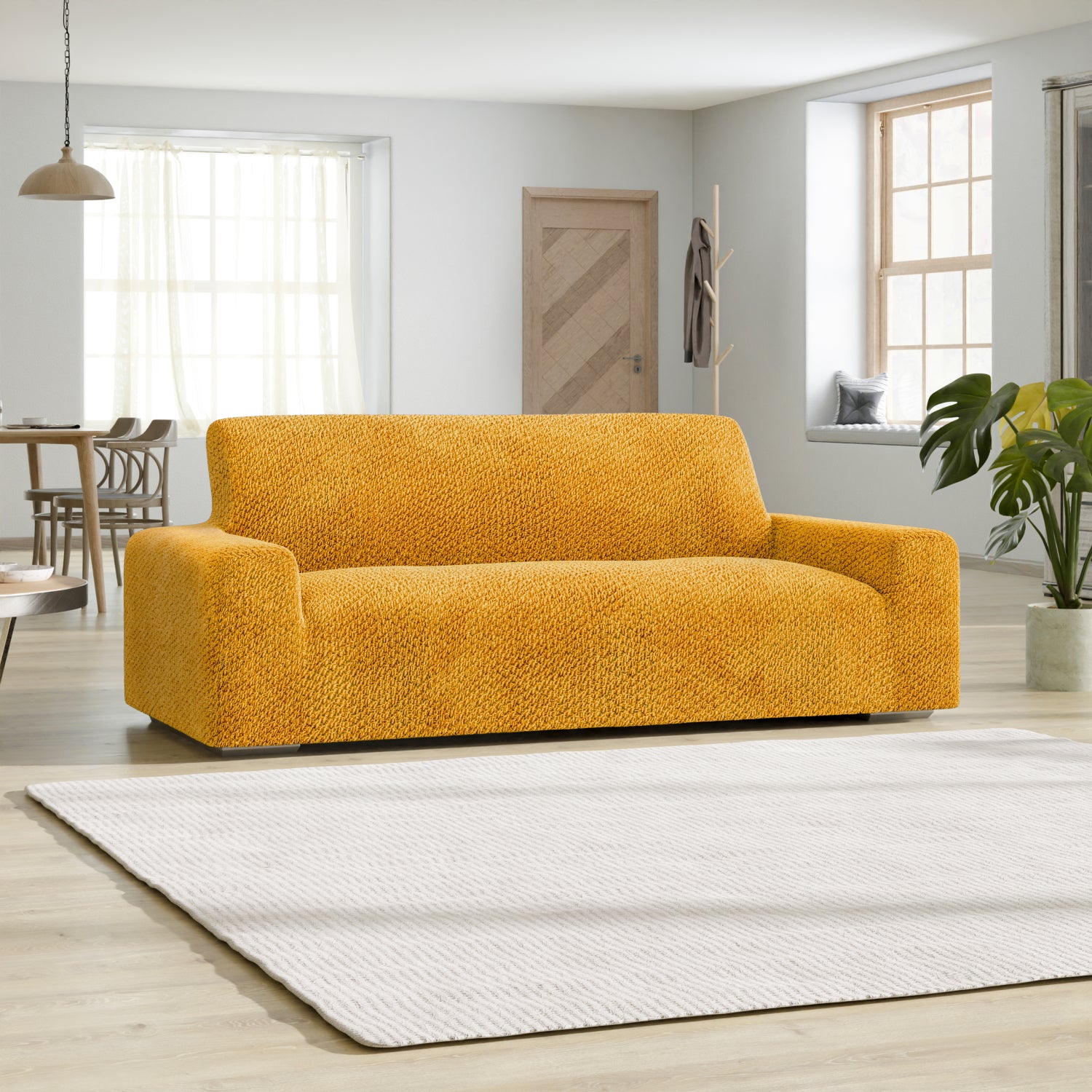 Mango Sofa 3 Seater Slipcover, Velvet Collection
