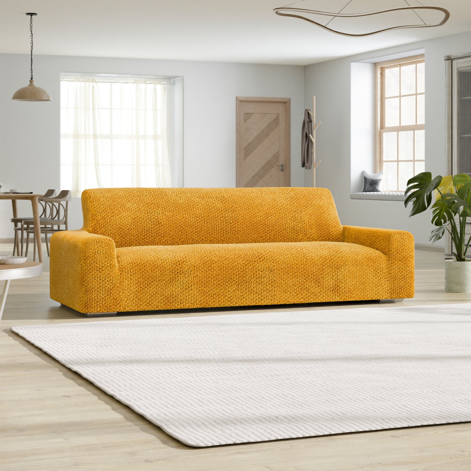Mango Sofa 4 Seater Slipcover, Velvet Collection