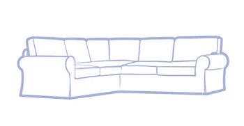 GRONLID 4 SEATER CORNER SOFA
