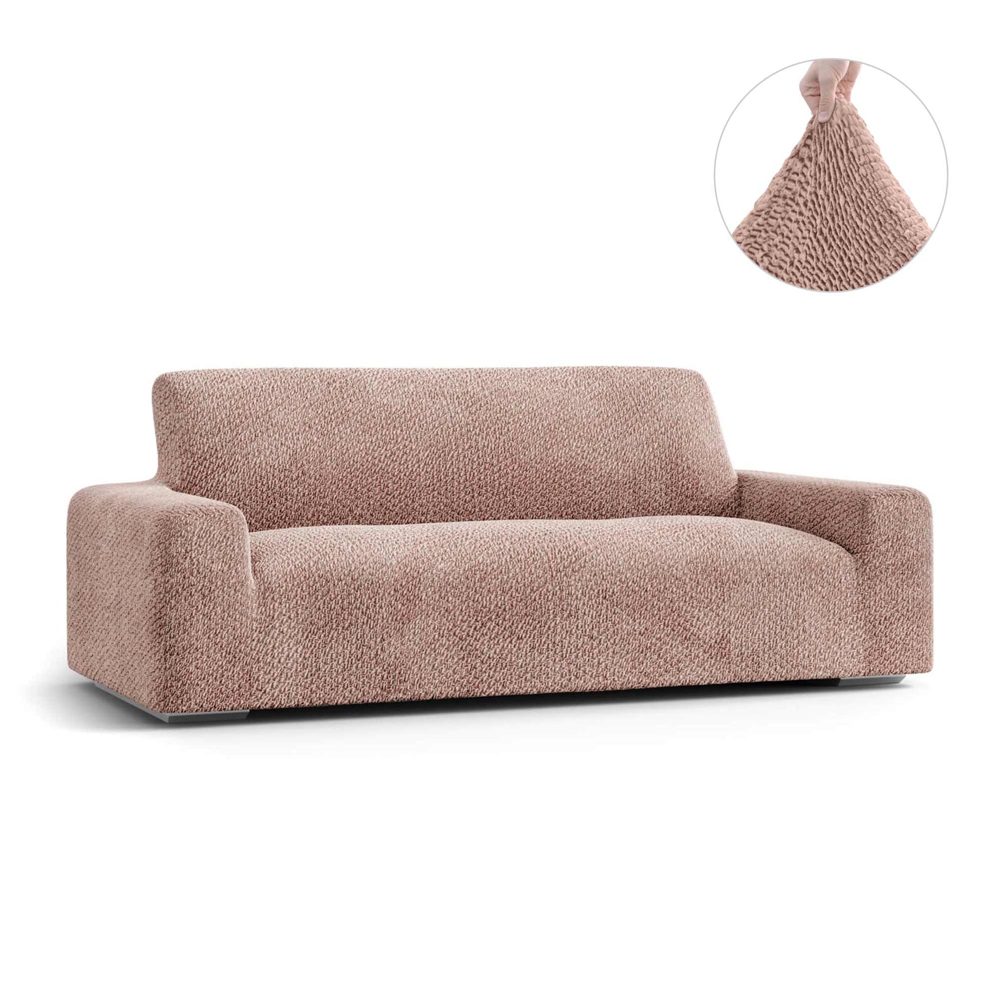 Bronze Sofa 3 Seater Slipcover, Velvet Collection