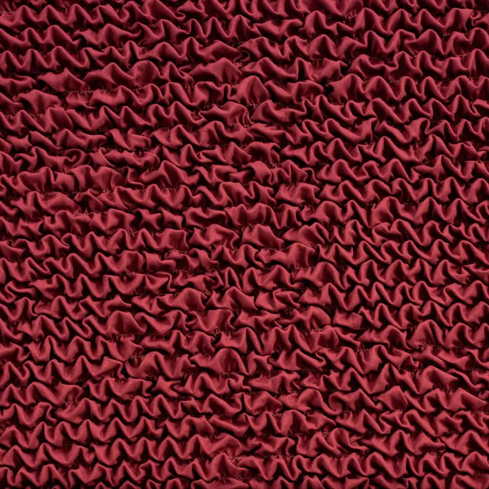 Burgundy Wingback Chair Slipcover, Microfibra Collection
