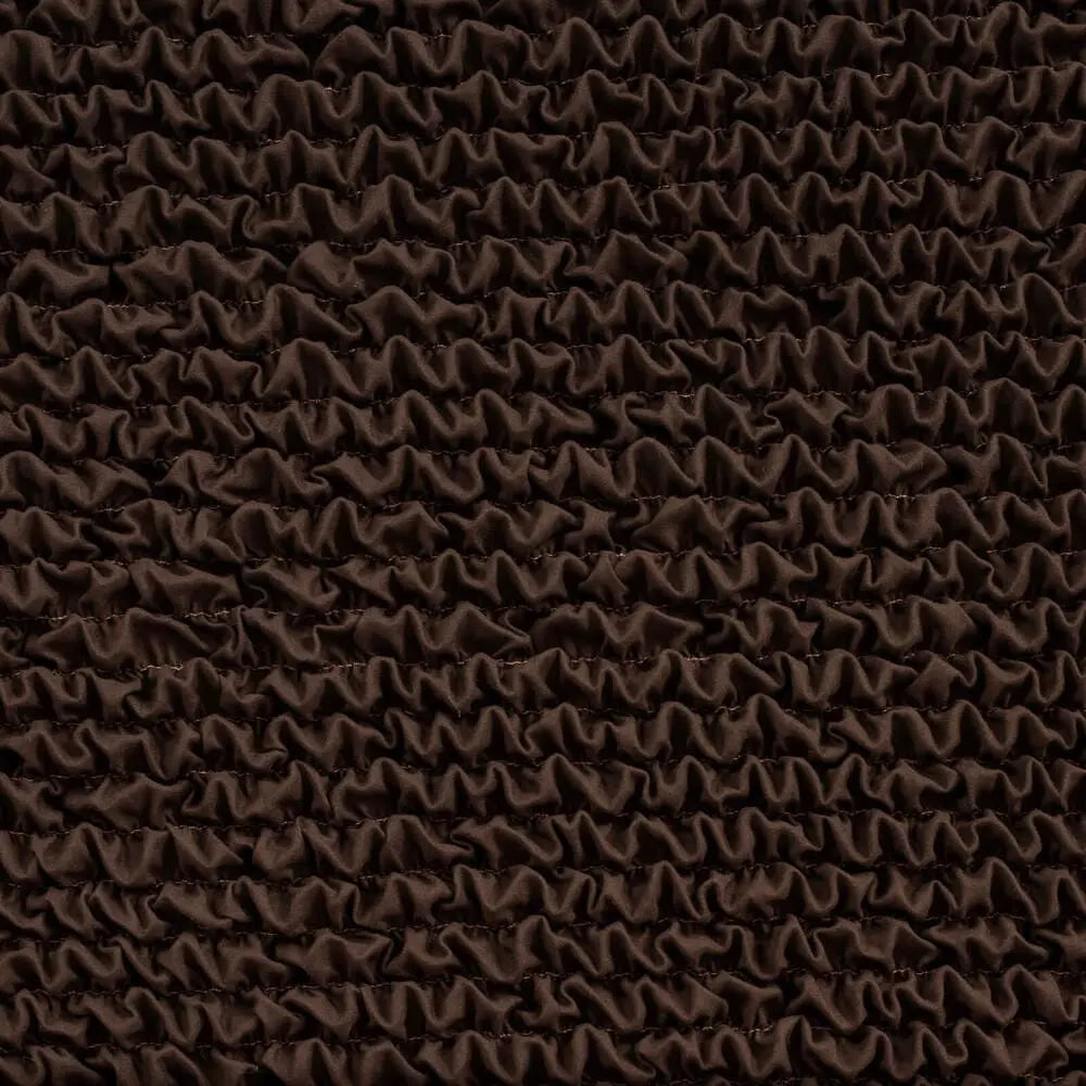 Dark Brown Wingback Chair Slipcover, Microfibra Collection