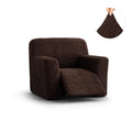 Dark Brown Recliner Slipcover, Microfibra Collection