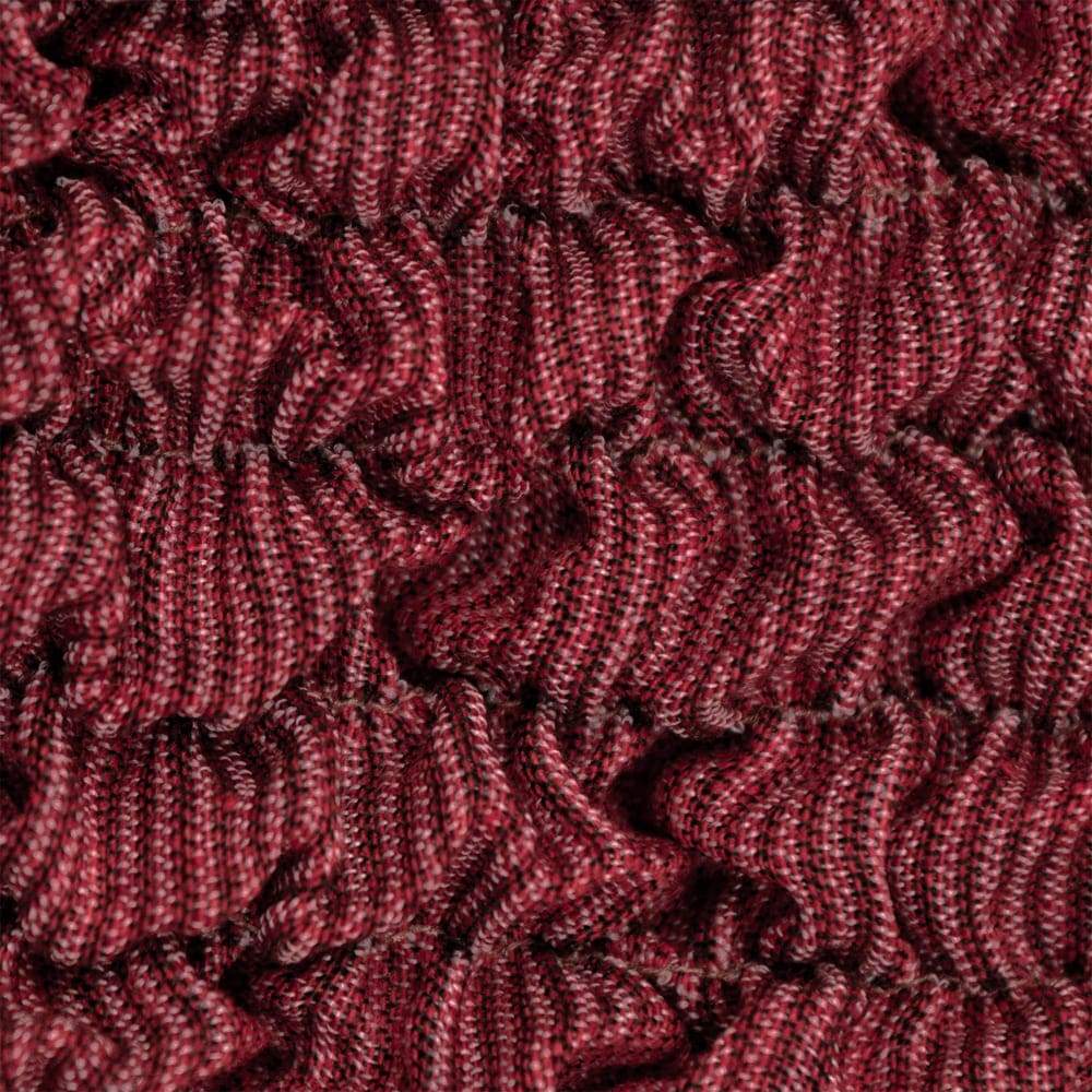 Burgundy Sofa 3 Seater Slipcover, Mille Righe Collection
