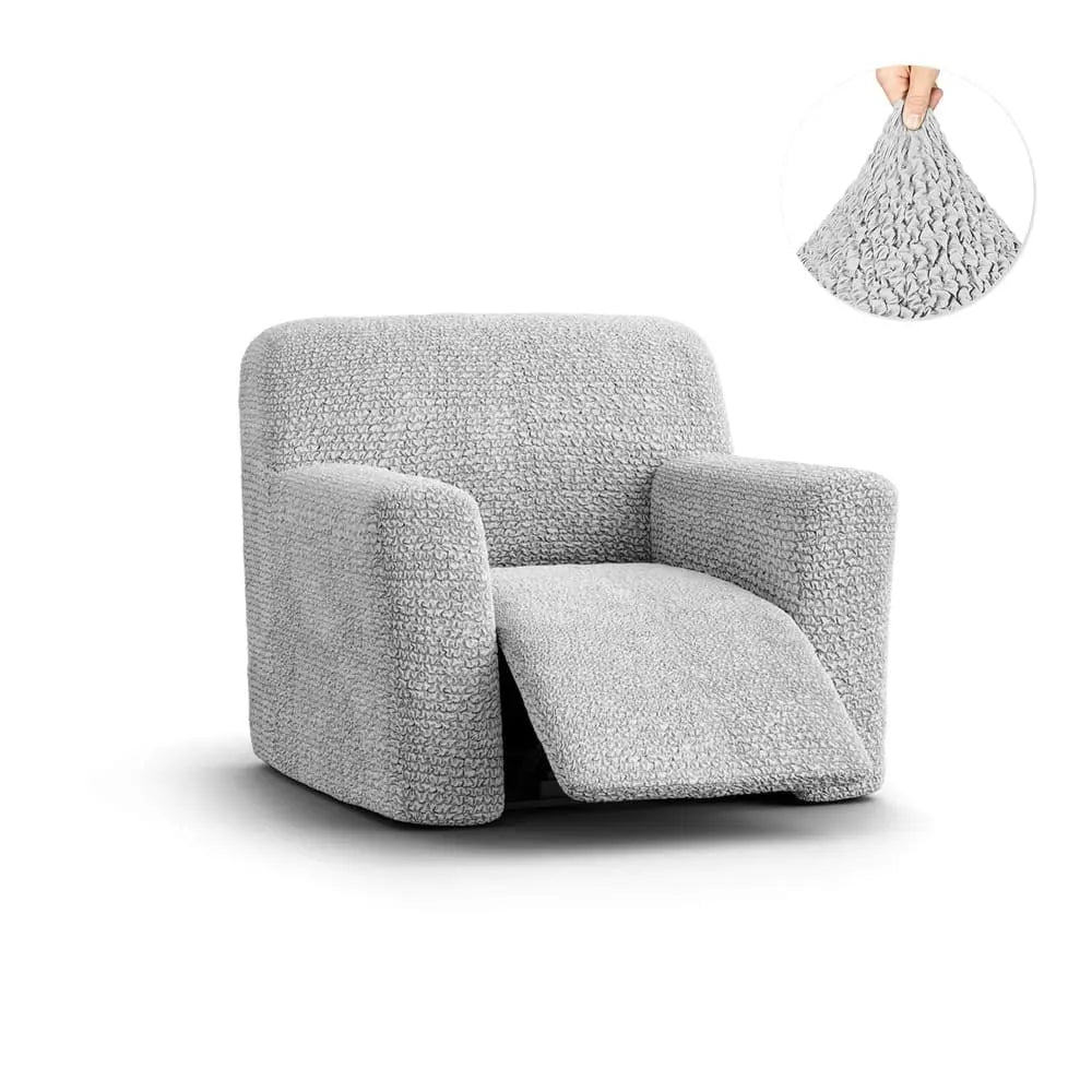 Light Grey Recliner Slipcover, Microfibra Collection