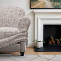 Vittoria Beige Armchair Slipcover, Microfibra Printed Collection