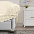 Cream Recliner Slipcover, Mille Righe Collection