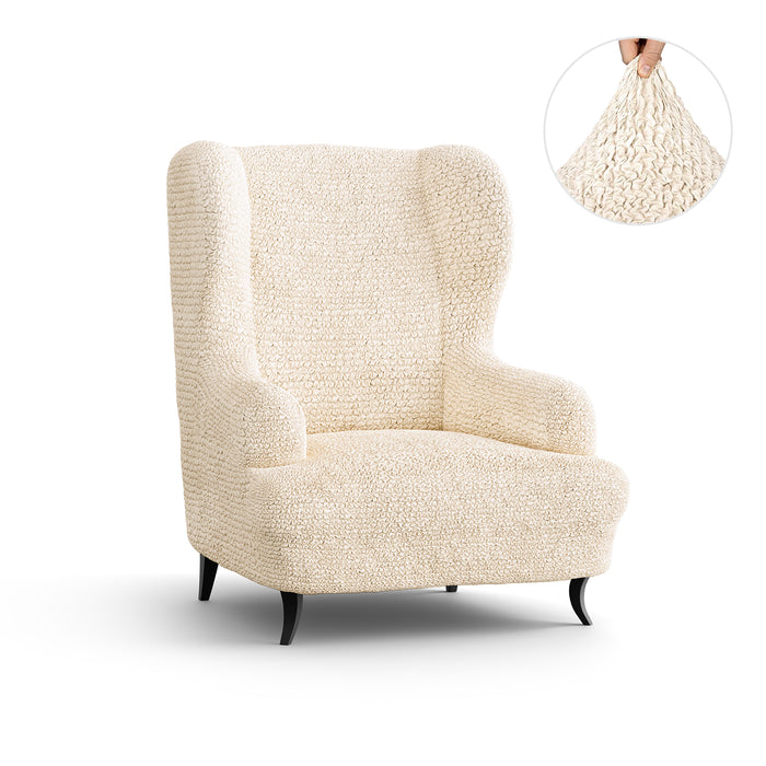 Wingback Chair Slipcover, Microfibra Collection