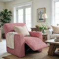 Coral Pink Recliner Slipcover, Microfibra Collection