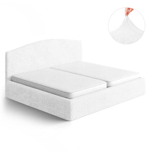 Bed Headboard & Frame Slipcover (King), Microfibra Collection