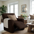 Dark Brown Recliner Slipcover, Microfibra Collection
