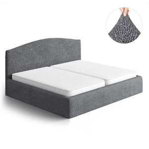 Bed Headboard & Frame Slipcover (King), Microfibra Collection