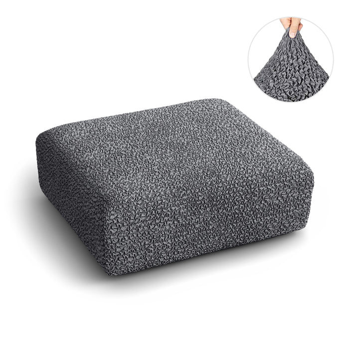 Seat Cushion Cover Microfibra Collection Dark Grey