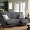 Dark Grey 3 Seater Recliner Slipcover, Microfibra Collection