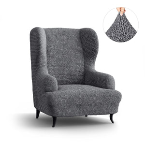 Wingback Chair Slipcover, Microfibra Collection