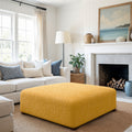 Mango Ottoman Slipcover (Large), Microfibra Collection