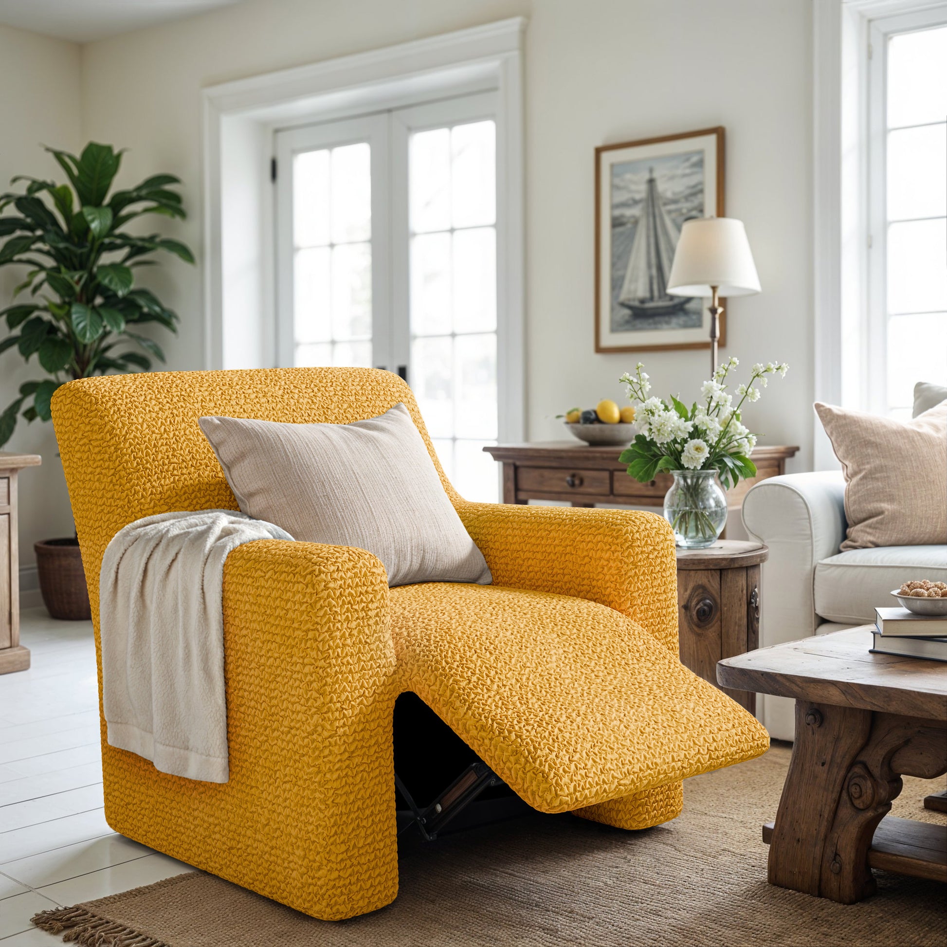 Mango Recliner Slipcover, Microfibra Collection