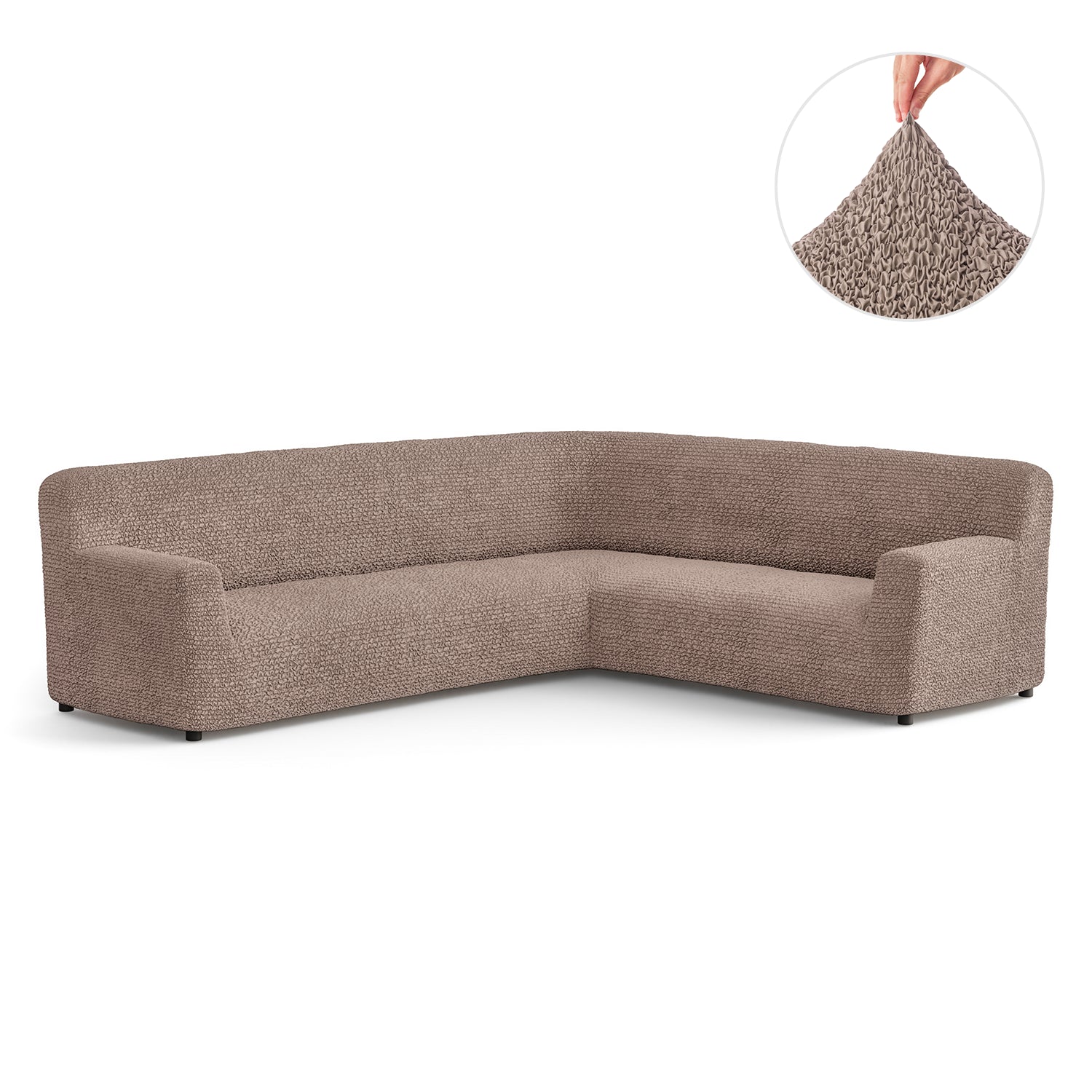 Corner Sofa Slipcover, Microfibra Collection