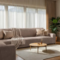 Marsala Corner Sofa Slipcover, Microfibra Collection
