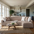 Marsala L-Shaped Sofa Slipcover (Right Chaise), Microfibra Collection