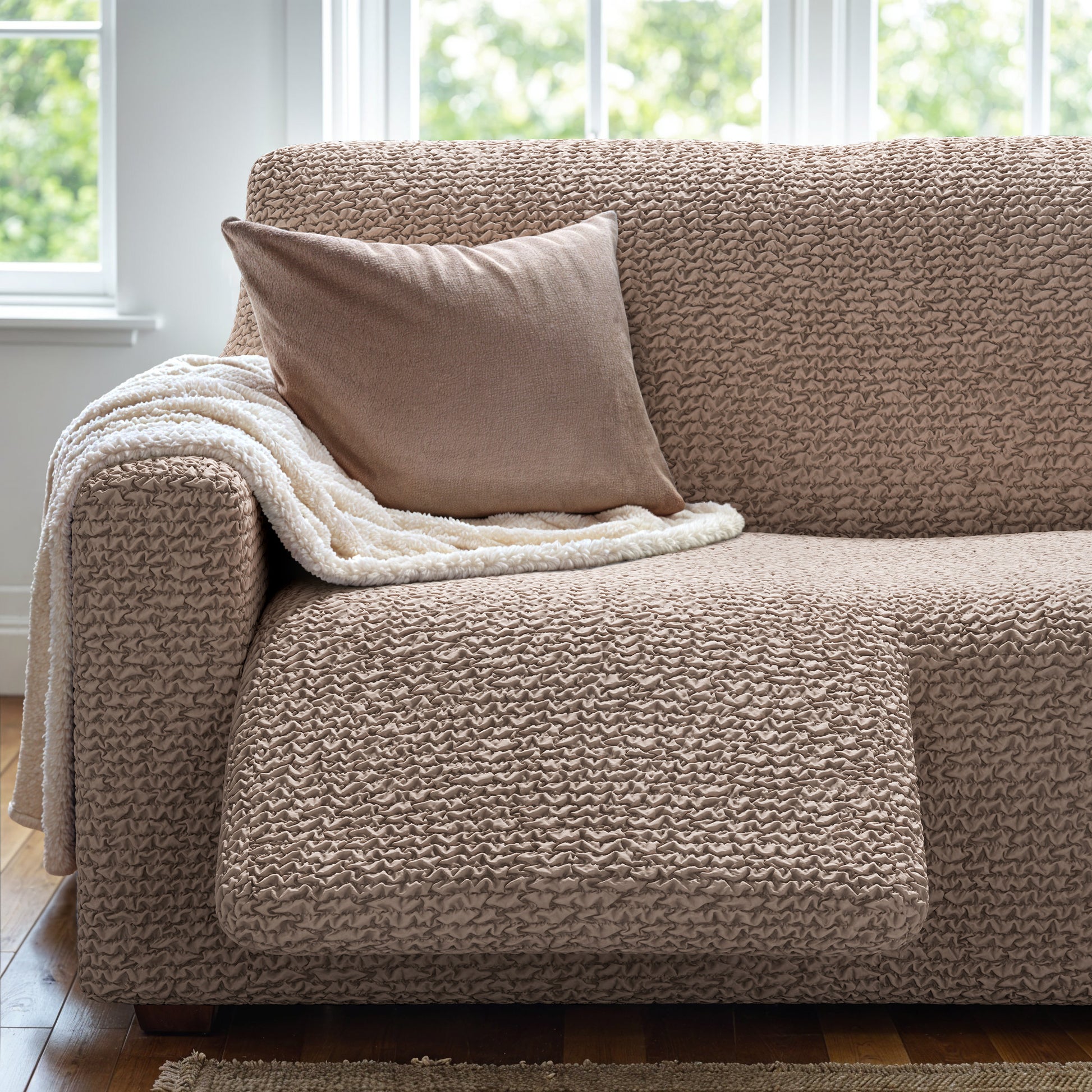 Marsala 3 Seater Recliner Slipcover, Microfibra Collection