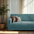 Teal Sofa 4 Seater Slipcover, Microfibra Collection