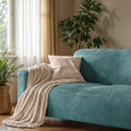 Teal Sofa 4 Seater Slipcover, Microfibra Collection