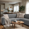 Ash Corner Sofa Slipcover, Microfibra Collection