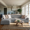 Ash L-Shaped Sofa Slipcover (Left Chaise), Microfibra Collection