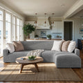 Ash L-Shaped Sofa Slipcover (Right Chaise), Microfibra Collection