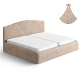 Tapioca Bed Headboard & Frame Slipcover (King), Microfibra Collection