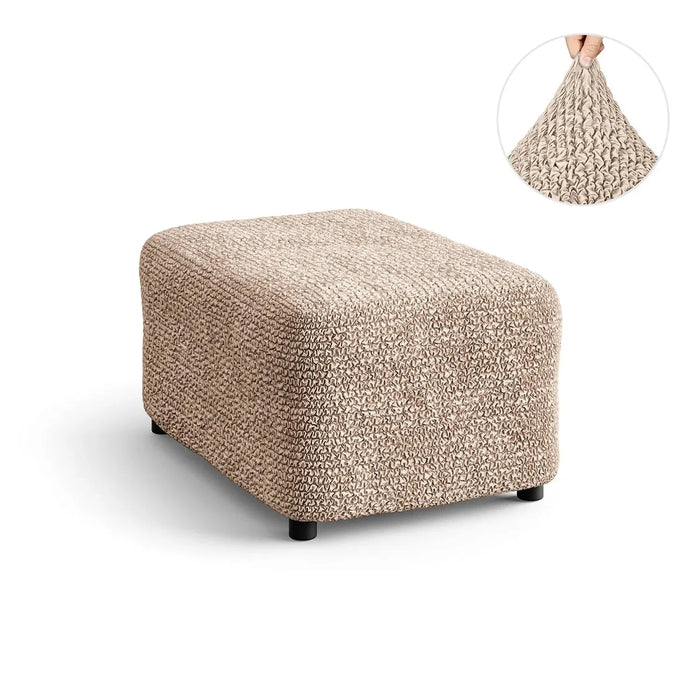 Ottoman Slipcover, Microfibra Collection