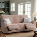 Blush Taupe 3 Seater Recliner Slipcover, Microfibra Collection