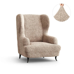 Wingback Chair Slipcover, Microfibra Collection