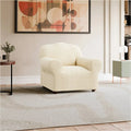 Cream Armchair Slipcover, Mille Righe Collection