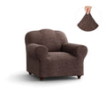 Brown Armchair Slipcover, Mille Righe Collection