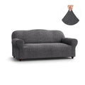 Dark Grey Sofa 3 Seater Slipcover, Mille Righe Collection