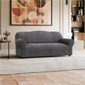 Dark Grey Sofa 3 Seater Slipcover, Mille Righe Collection