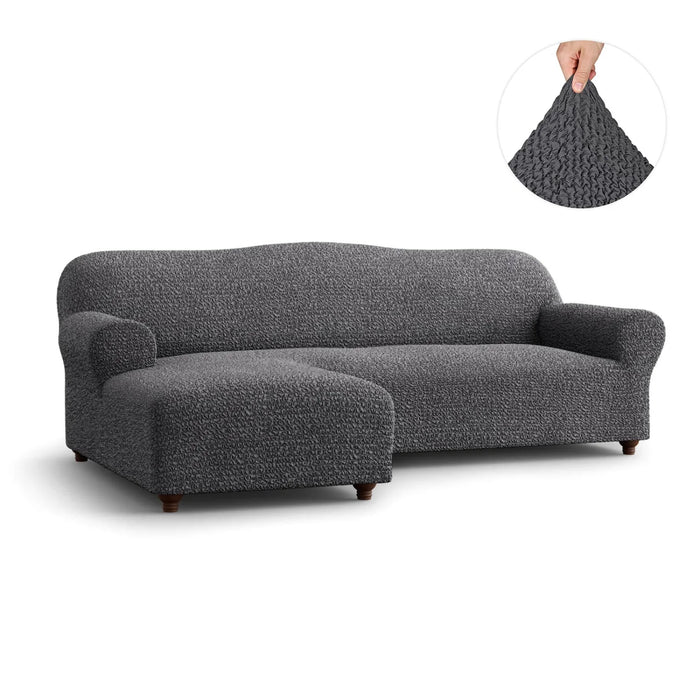 L-Shaped Sofa Slipcover (Left Chaise), Mille Righe Collection