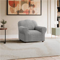 Platinum Armchair Slipcover, Mille Righe Collection