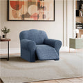 Blue Recliner Slipcover, Mille Righe Collection